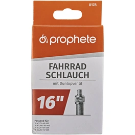 Schlauch, Dunlopventil, 16 Zoll