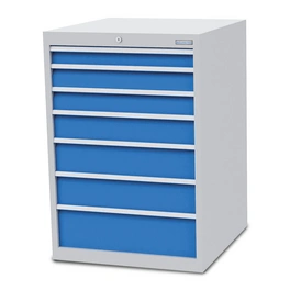 Schubladenschrank »«, BxHxT: 70,5 x 101,9 x 73,6 cm, grau/blau