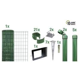 Set Fix-Clip Pro® »Fix-Clip Pro«, BxH: 1000 x 100 cm, Stahl, grün