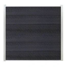 Sichtschutzzaun »Cora Line«, Anschlussset inkl. 1 Pfosten, BxH: 185 x 180 cm, WPC/Aluminium