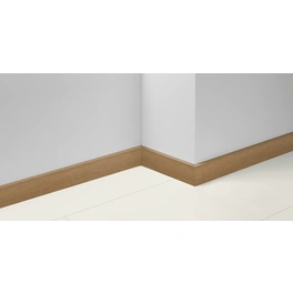 Sockelleiste, braun, MDF, LxHxT: 220 x 7 x 1,65 cm