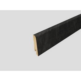 Sockelleiste »L304«, schwarz, MDF, LxHxT: 240 x 6 x 1,7 cm, passend zu: Schiefer anthrazit