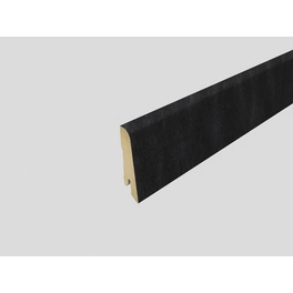 Sockelleiste »L367«, schwarz, MDF, LxHxT: 240 x 6 x 1,7 cm, passend zu: Jura Schiefer anthrazit, Santino Stein