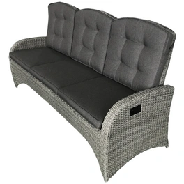 Sofa »Goa«, Breite: 207 cm, grau/meliert