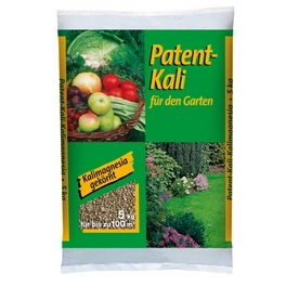 Spezialdünger »Patentkali«, Kalimagnesia gekörnt, Kalium-Magnesiumdünger für den Garten, 5 kg Beutel