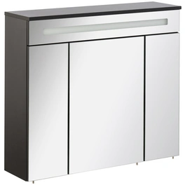 Spiegelschrank »KARA«, BxHxT: 80 x 69,6 x 22,5 cm, 6000 K, kaltweiß, 7W