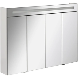 Spiegelschrank »Twindy«, BxHxT: 110 x 78,5 x 16,5 cm, 4-türig, weiß