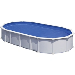 Stahlwand-Pool Poolset , oval, BxLxH: 470 x 800 x 132 cm