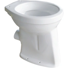 Stand WC »Clean Plus«, Flachspüler, weiß, mit Spülrand