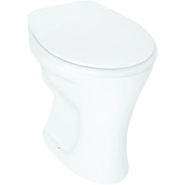 Stand WC »Eurovit«, Flachspüler, weiß, mit Spülrand