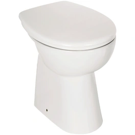 Stand-WC-Komplettset »IGENO«, Tiefspüler, weiß, spülrandlos