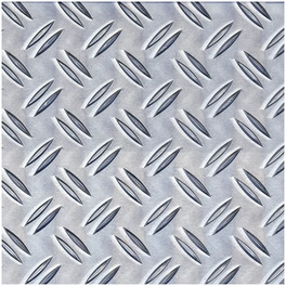 Strukturblech, BxL: 200 x 1000 mm, Aluminium, silberfarben