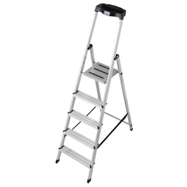 Stufen-Stehleiter »MONTO Safety«, 5 Sprossen, Aluminium