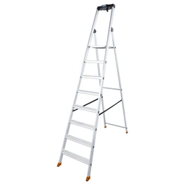 Stufen-Stehleiter »MONTO Solido«, 8 Sprossen, Aluminium