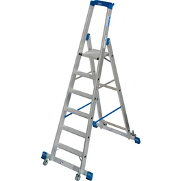 Stufen-Stehleiter »STABILO«, 6 Sprossen, Aluminium