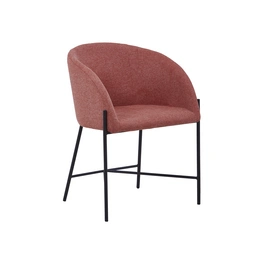 Stuhl, Höhe: 77 cm, pink/schwarz