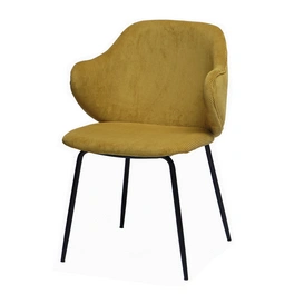 Stuhl, Höhe: 83 cm, goldfarben/schwarz, 2 stk