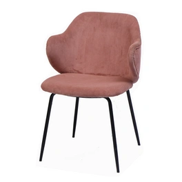 Stuhl, Höhe: 83 cm, rose/schwarz, 2 stk