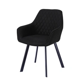 Stuhl, Höhe: 84 cm, anthrazit/schwarz, 2 stk