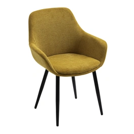 Stuhl, Höhe: 86 cm, gelb/schwarz, 2 stk