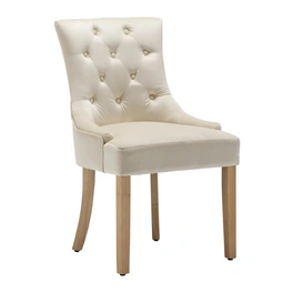 Stuhl, Höhe: 91 cm, creme/natur, 2 stk