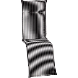 Stuhlauflage »Turin«, schwarz/weiß, BxL: 46 x 171 cm