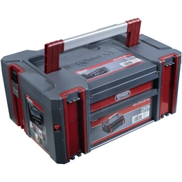 Systembox, BxHxT: 44,3 x 20,3 x 31 cm, Kunststoff / Aluminium