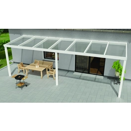 Terrassenüberdachung »Expert«, BxT: 300 x 250 cm, weiß / RAL9016