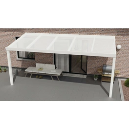 Terrassenüberdachung »Expert«, BxT: 500 x 350 cm, weiß / RAL9016