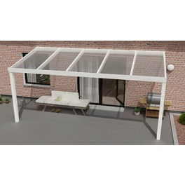 Terrassenüberdachung »Expert«, BxT: 500 x 350 cm, weiß / RAL9016