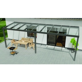 Terrassenüberdachung »Expert«, BxT: 600 x 250 cm, weiß / RAL9016