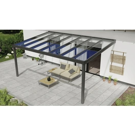 Terrassenüberdachung »Legend«, BxT: 500 x 350 cm, anthrazit / RAL7016, Glasdach