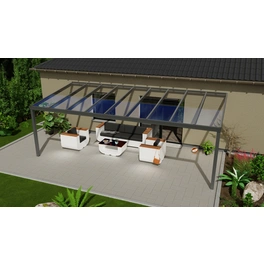 Terrassenüberdachung »Legend«, BxT: 600 x 300 cm, anthrazit / RAL7016, Glasdach