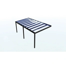 Terrassenüberdachung »Legend«, BxT: 700 x 250 cm, anthrazit / RAL7016, Glasdach