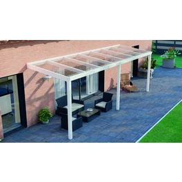 Terrassenüberdachung »Legend«, BxT: 700 x 250 cm, weiß / RAL9016