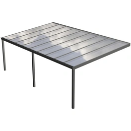 Terrassenüberdachung »Legend«, BxT: 700 x 400 cm, grau / RAL9007, Glasdach