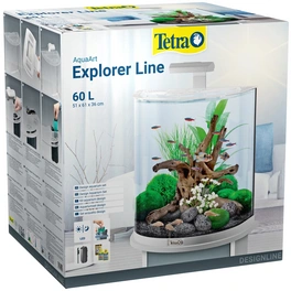 Tetra AquaArt Explorer Line LED Aquarium Weiß 60L