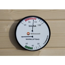 Thermometer, für: Saunen, weiß