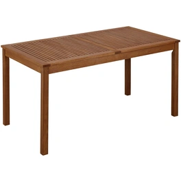 Tisch, BxHxL: 80 x 76 x 150 cm, Tischplatte: Eukalyptusholz