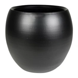 Topf »Cresta«, Breite: 19 cm, schwarz, Keramik