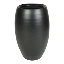 Topf »Cresta«, Breite: 23 cm, schwarz, Keramik