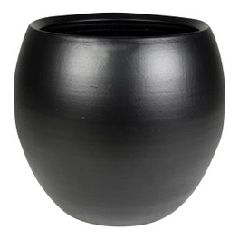Topf »Cresta«, Breite: 28 cm, schwarz, Keramik