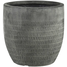 Topf »Mica Country Outdoor Pottery«, Breite: 37 cm, schwarz, Metall