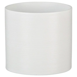 Übertopf, Breite: 14 cm, weiß, Keramik