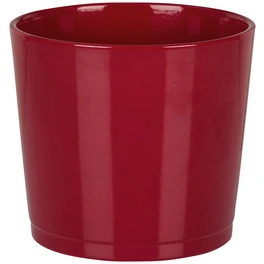 Übertopf, Breite: 22 cm, rot, Keramik