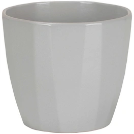 Übertopf »ELEGANCE«, Breite: 14,7 cm, grau, Keramik