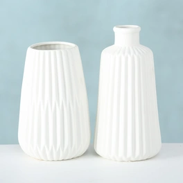 Vase »ESKO«, Höhe: 17 cm, Porzellan, weiß