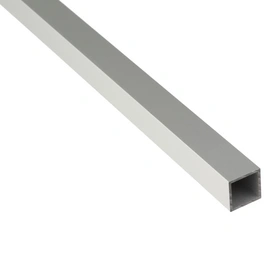 Vierkantrohr, 1000 x 25 x 25 x 1,5 mm, Silber, Aluminium