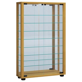 Vitrine »Lumo«, mit LED-Beleuchtung, BxH: 59 x 91,3 cm, Holzwerkstoff/Glas