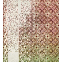 Vliestapete »Art Nouveau Rouge«, Breite 250 cm, seidenmatt